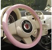 Couvre volant de voiture style pinky rose strass diamant 37 - 39 cm