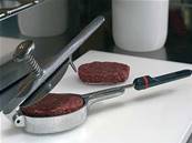 Moule reconstitueur de steak haché inox ovale