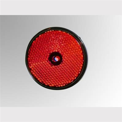 Reflecteur rouge rond diametre 70mm 