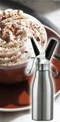 Syphon Inox a creme chantilly 0,5 litres Kayser Gastronomie