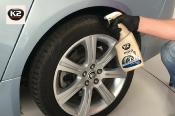 Nettoyant pour pneus voiture et camions - Spray 700 ml - K2 - entretien et protection des pneus