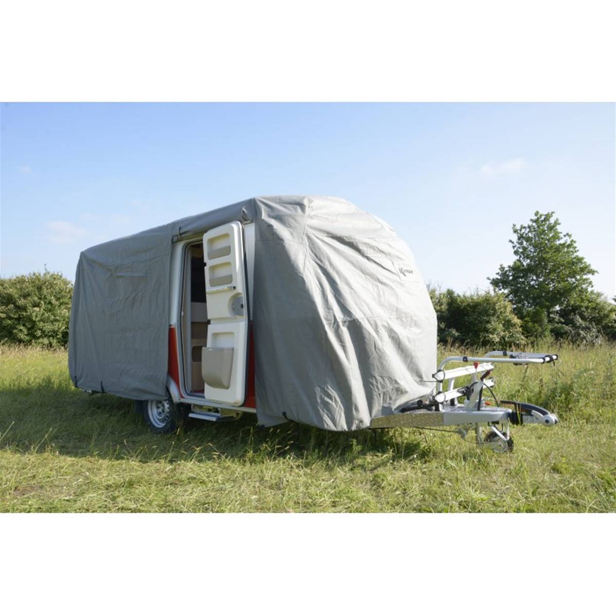 Housse bache hivernage pour caravane eriba 400 x 230 x 200 heliotrade