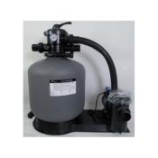 kit de filtration complet pour piscine 8 m3/H - pompe + groupe + vanne + connexion 