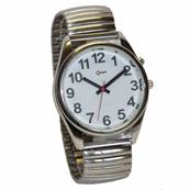 Montre parlante homme bracelet extensible senior mal voyants