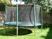 Trampoline Jump Up 430 cm avec filet + echelle