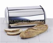 Boite a pain design Inox pour pain viennoiserie et pain de mie