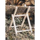 Support chevalet en bois pour scier tronconner buche de bois de chauffage