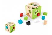 Cube à forme en bois massif jeu et jouet premier age