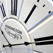 Horloge geante retro Kensington Station diametre 75 cm livraison gratuite