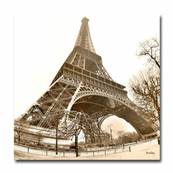 Tableau photo rétro la Tour Eiffel Paris 70 x 70 cm