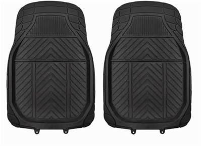 Paire de tapis avant PVC indestructibles pour voiture utilitaire 4x4 fourgon