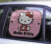 2 rideaux Pare soleil Hello kitty pour voiture