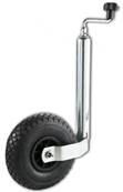 Roue jockey 48 mm pour remorque avec roue gonflable