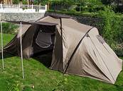 tente dome de camping 4 personnes 410 x 210 x 175 cm