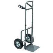 chariot diable de manutention pliable avec roue gonflable max 200 kilos