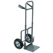 chariot diable de manutention pliable avec roue gonflable max 200 kilos