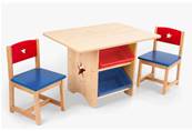 Ensemble table et deux chaises pour chambre d'enfant