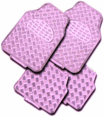 Tapis de sol pour voiture aluminium ROSE look racing compatible tous vehicules