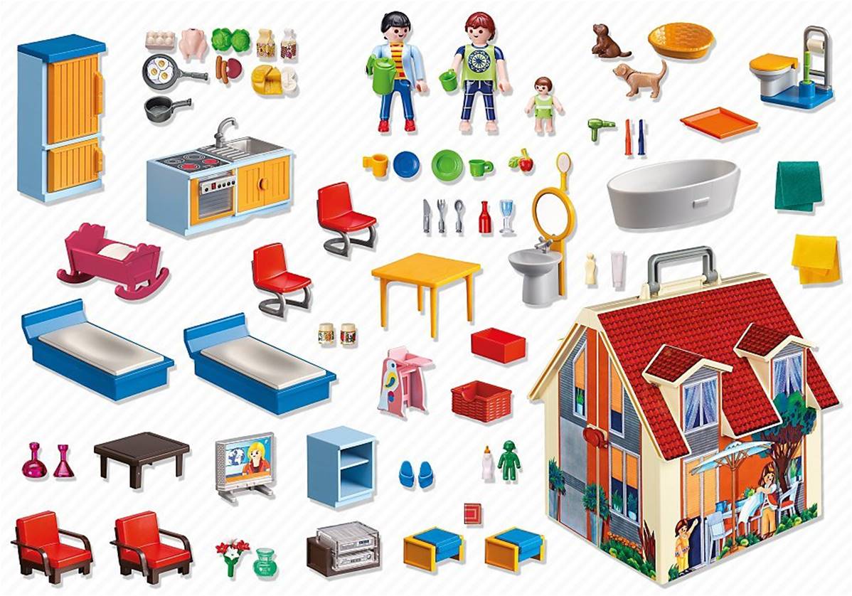 Playmobil - 5167 - Jeu de Construction - Maison Transportable