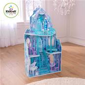 Chateau maison de poupée LA REINE DES NEIGE en bois (Esla - Anna)