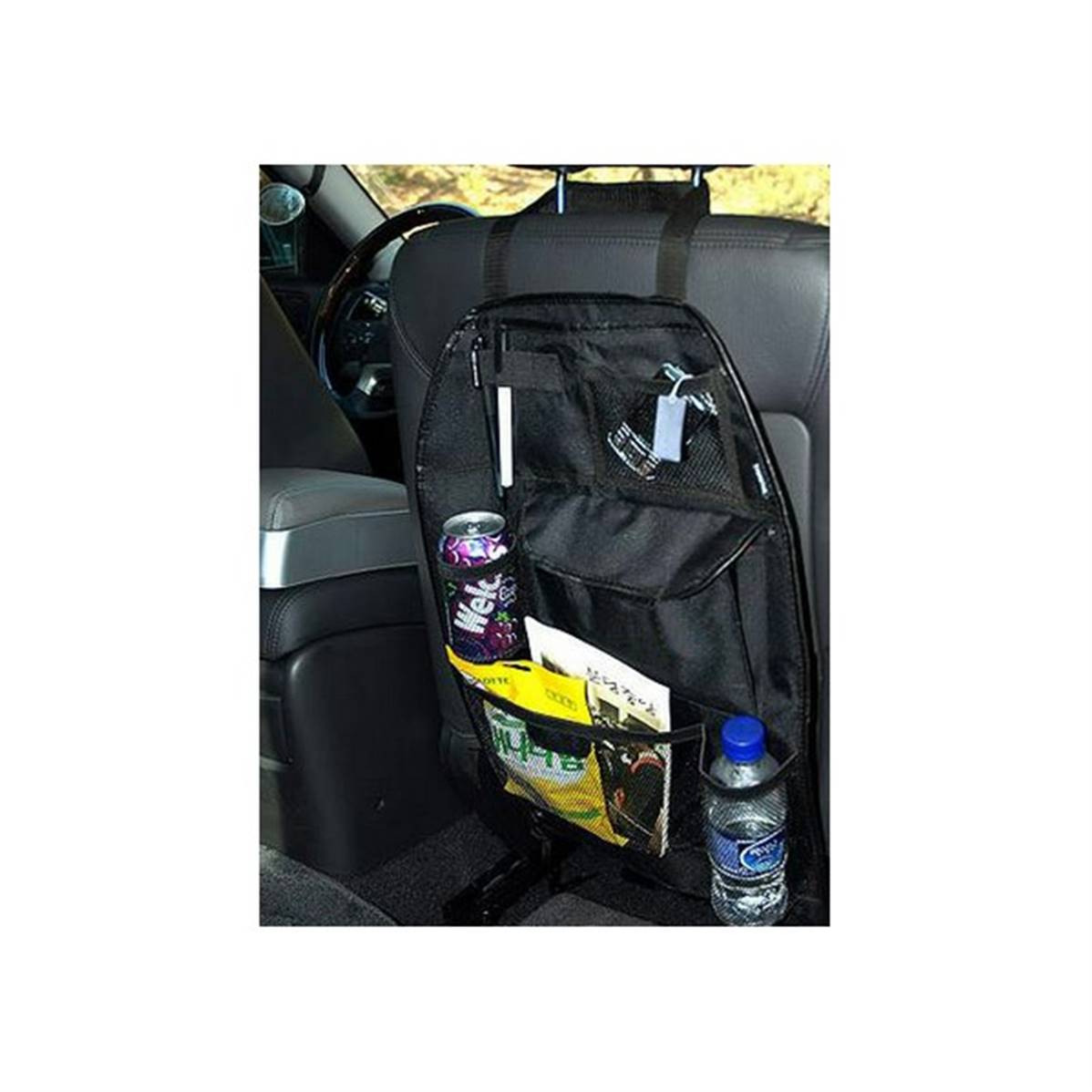 SeatOrganizer- Organisateur pour Siège Arrière de Voiture - Noir