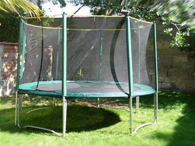 Trampoline Jump Up 360 cm avec filet + echelle