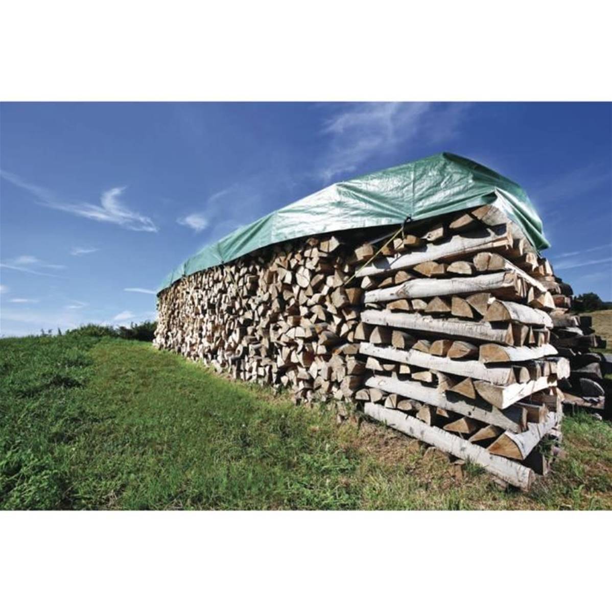 Bâche à Bois 2x8 m - Couvrez votre bois durant l'hiver