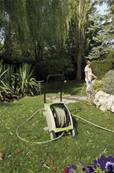 Devidoir enrouleur à pedale de tuyau de jardin - 30 metres