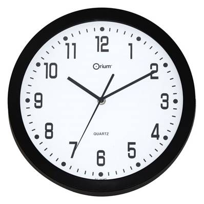 Horloge pendule a quartz black design pour salon cuisine