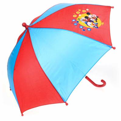 Parapluie pour enfant Mickey Donald Dingo de Disney rouge et bleu