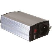 Convertisseur de courant 300w 12v/220v avec 1 prise usb - bateau camping