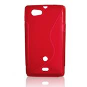 Coque protection Minigel ROUGE pour Sony Xperia miro