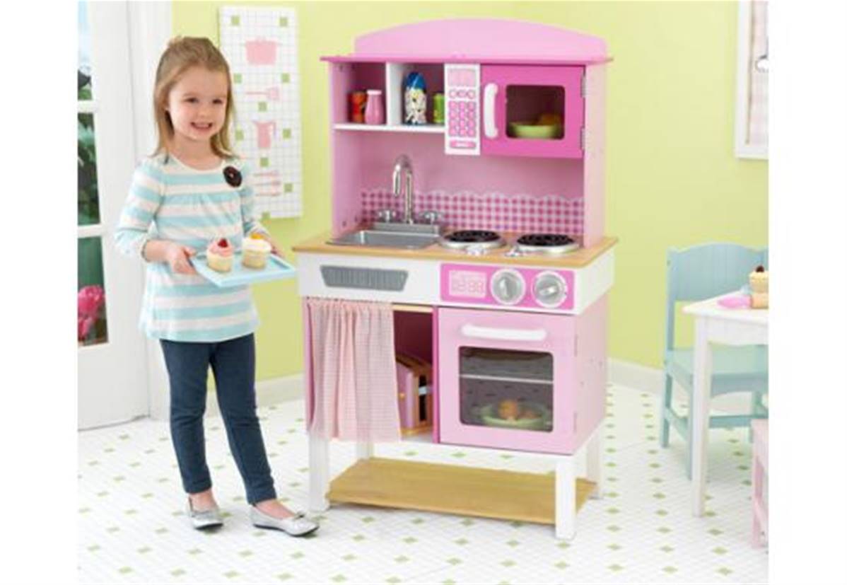 Cuisine enfant rose