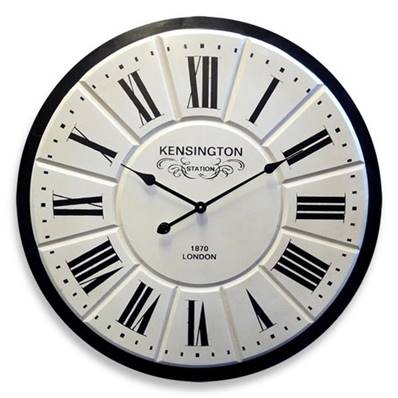 Horloge geante retro Kensington Station diametre 75 cm livraison gratuite