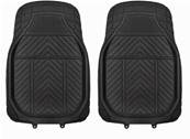 Paire de tapis avant PVC indestructibles pour voiture utilitaire 4x4 fourgon