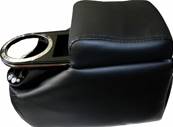 Accoudoir centrale pour voiture simili cuir LOOK cuir noir