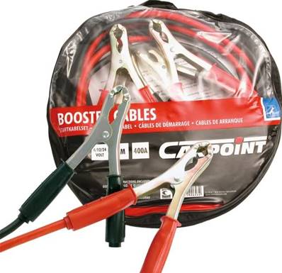 Cable de demarrage 400 amperes pince cuivre 3 metres