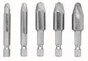extracteur de vis et goujon endommagé x5 (en coffret)