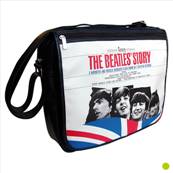 Sac besace Beatles - The beatles story - Bleu