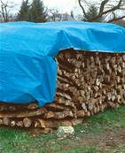 Bache pour couvrir le bois de chauffage 2x8 metres