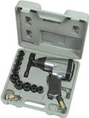 Cle a choc 1/2 '' pneumatique 320 NM reversible + 10 douilles