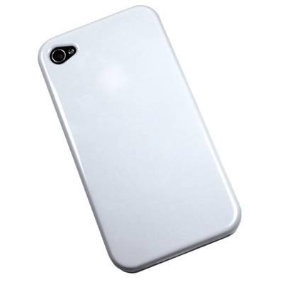 Housse semi rigide MiniGel Blanche pour Apple iPhone 4
