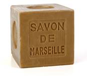 Bloc de savon de marseille vert 400 grs par la savonnerie Marius Fabre