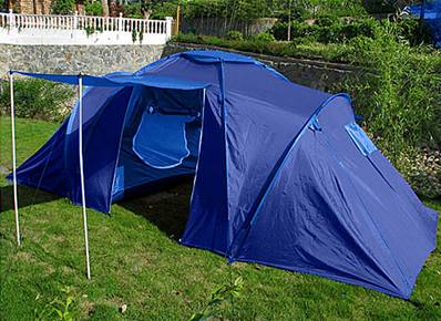 tente dome de camping 4 personnes 410 x 210 x 175 cm