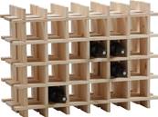 Casier en bois pour rangement de 24 bouteilles de vin