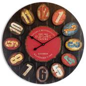 Horloge géante Féroé en bois Old Town diametre 76 cm