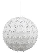 Lampe suspensions design en plastique et metal RANEX blanc