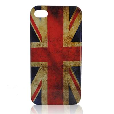 Coque arrière drapeau anglais/union jack vintage protection Apple iphone 5