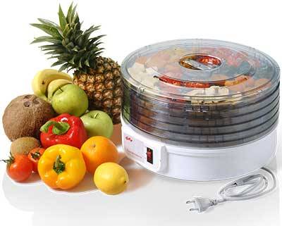 Déshydrateur de fruits et légumes 5 plateaux