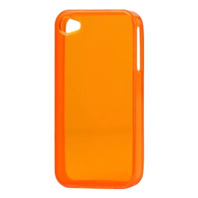 Housse semi rigide MiniGel Orange pour Apple iPhone 4
